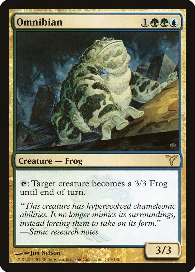 Omnibian 119 card from Dissension