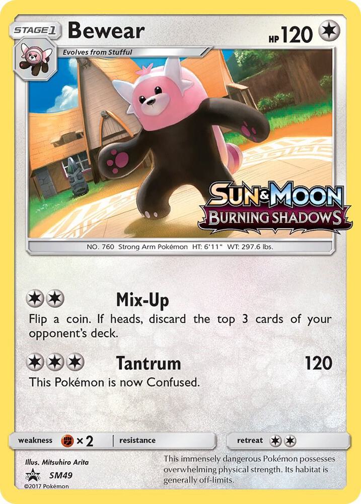 Bewear (Prerelease) SM49 card from SM Promos