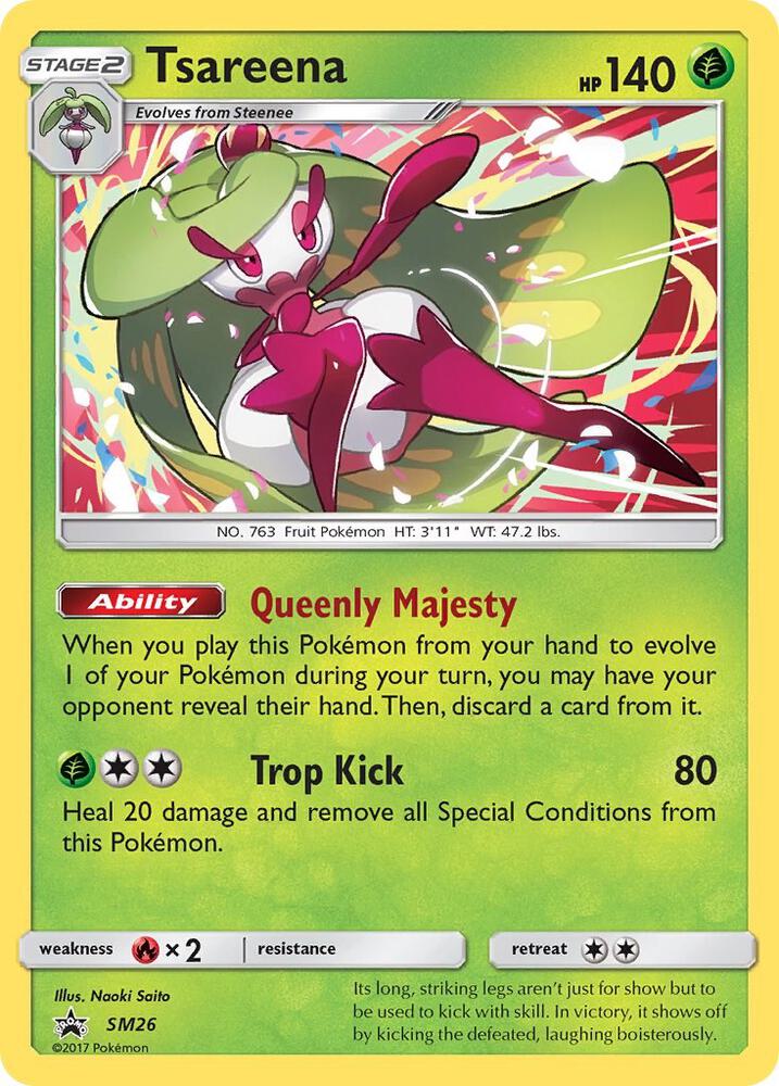 Tsareena SM26 card from SM Promos