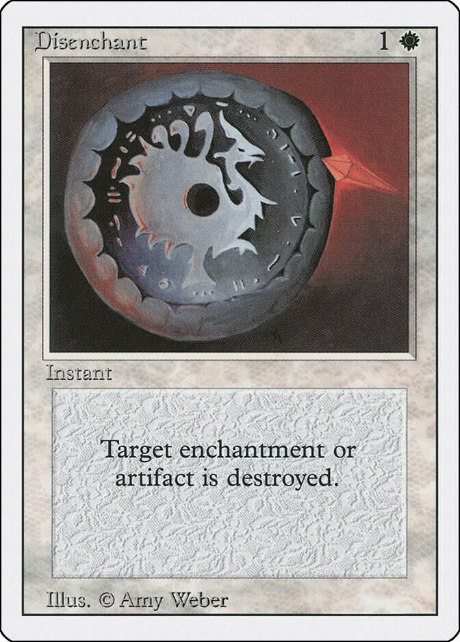 Disenchant card from Revised Edition