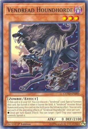 Vendread Houndhorde COTD-EN000 card from Code of the Duelist