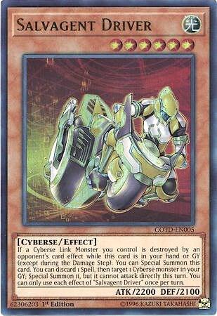 Salvagent Driver COTD-EN005 card from Code of the Duelist