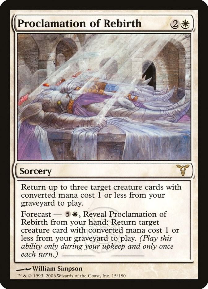 Proclamation of Rebirth 15 card from Dissension
