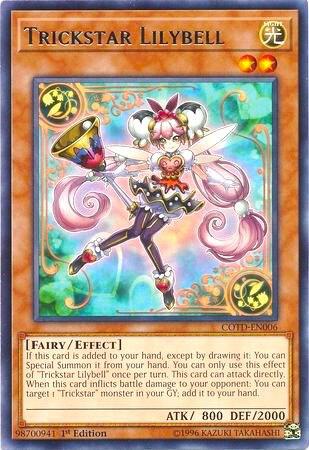 Trickstar Lilybell COTD-EN006 card from Code of the Duelist