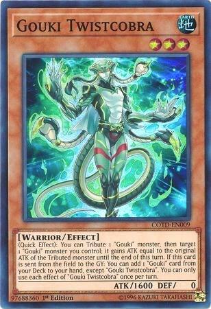Gouki Twistcobra COTD-EN009 card from Code of the Duelist