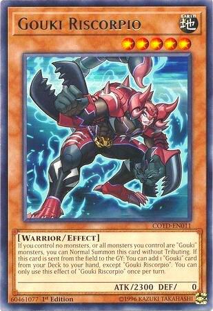 Gouki Riscorpio COTD-EN011 card from Code of the Duelist