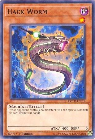 Hack Worm COTD-EN012 card from Code of the Duelist
