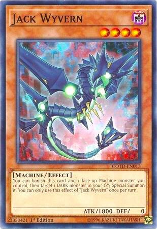 Jack Wyvern COTD-EN013 card from Code of the Duelist
