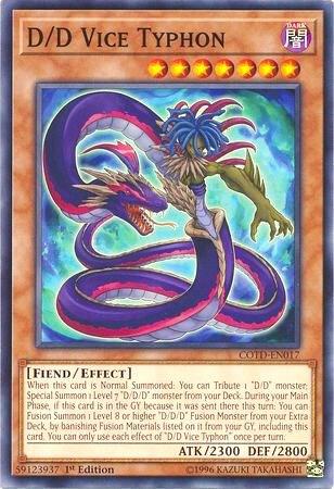 D/D Vice Typhon COTD-EN017 card from Code of the Duelist