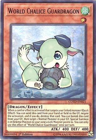 World Chalice Guardragon COTD-EN021 card from Code of the Duelist