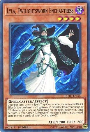 Lyla, Twilightsworn Enchantress COTD-EN025 card from Code of the Duelist
