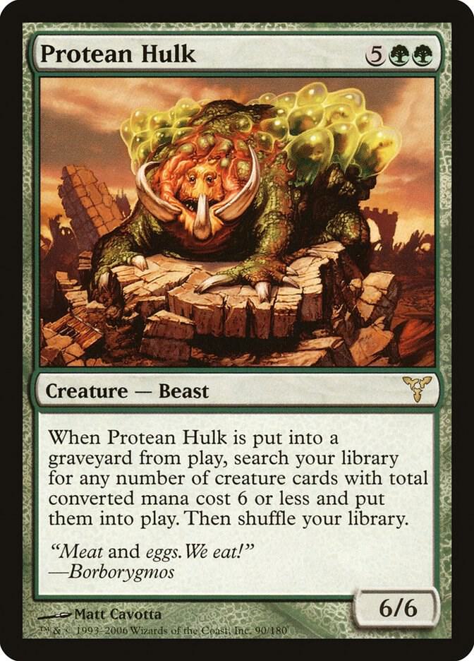 Protean Hulk 90 card from Dissension