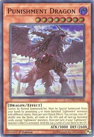 Punishment Dragon COTD-EN028 card from Code of the Duelist