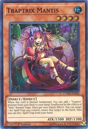 Traptrix Mantis COTD-EN030 card from Code of the Duelist