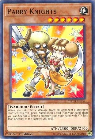 Parry Knights COTD-EN037 card from Code of the Duelist