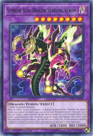 Supreme King Dragon Starving Venom COTD-EN038 card from Code of the Duelist