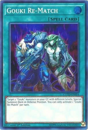 Gouki Re-Match COTD-EN054 card from Code of the Duelist