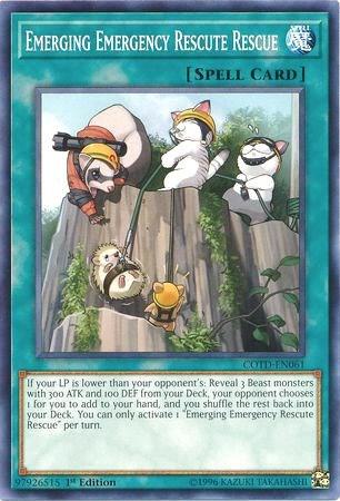 Emerging Emergency Rescute Rescue COTD-EN061 card from Code of the Duelist