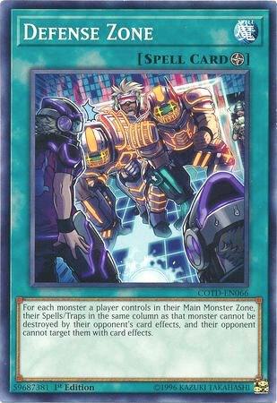 Defense Zone COTD-EN066 card from Code of the Duelist