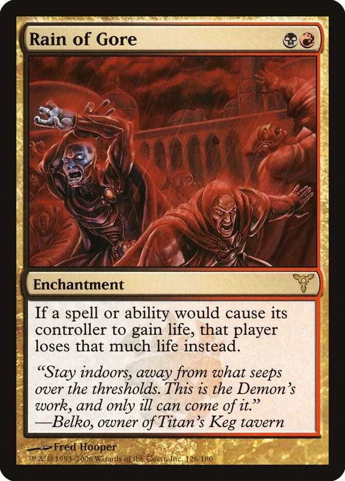Rain of Gore 126 card from Dissension