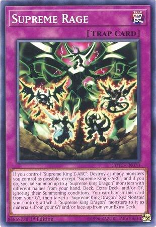 Supreme Rage COTD-EN070 card from Code of the Duelist