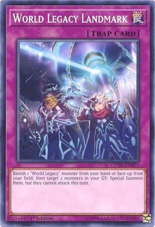 World Legacy Landmark COTD-EN071 card from Code of the Duelist