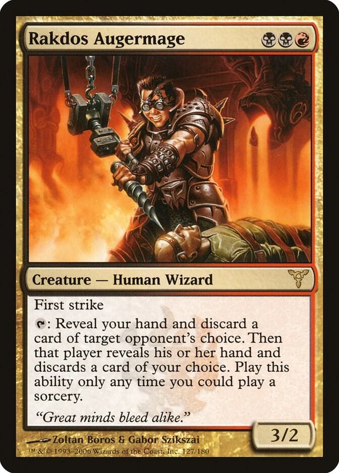 Rakdos Augermage 127 card from Dissension