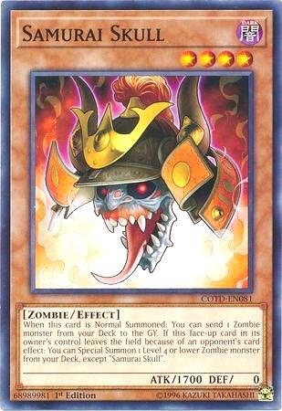 Samurai Skull COTD-EN081 card from Code of the Duelist