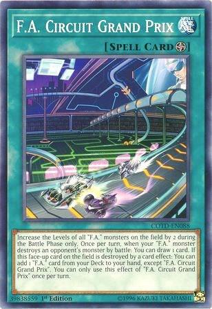 F.A. Circuit Grand Prix COTD-EN088 card from Code of the Duelist