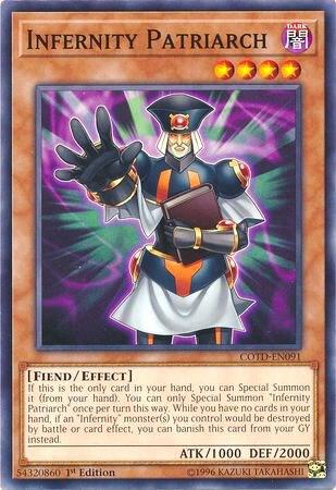 Infernity Patriarch COTD-EN091 card from Code of the Duelist