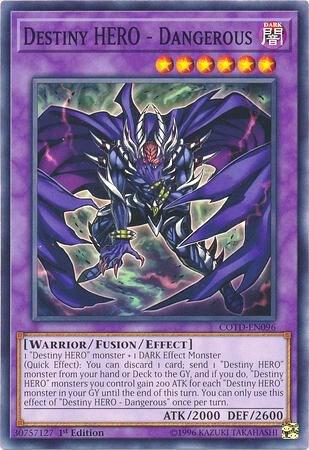 Destiny HERO - Dangerous COTD-EN096 card from Code of the Duelist