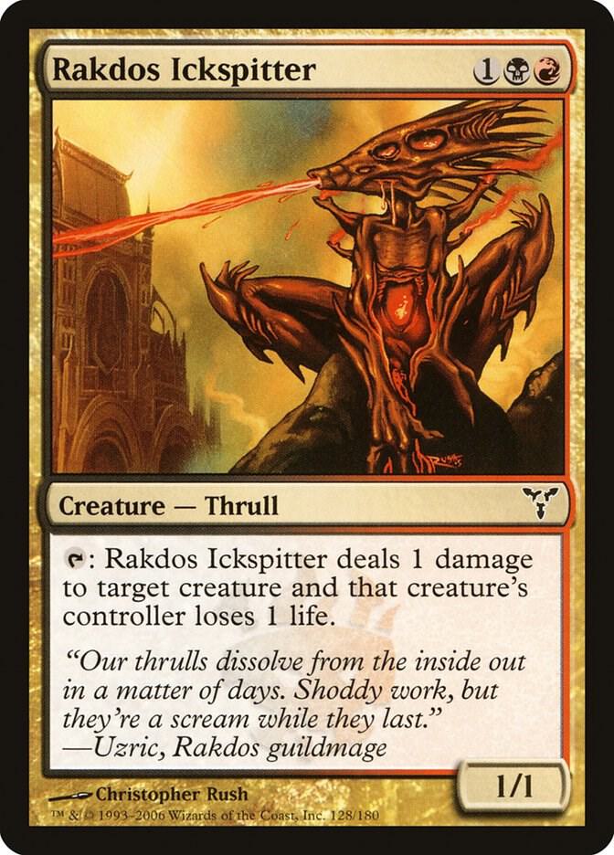 Rakdos Ickspitter 128 card from Dissension