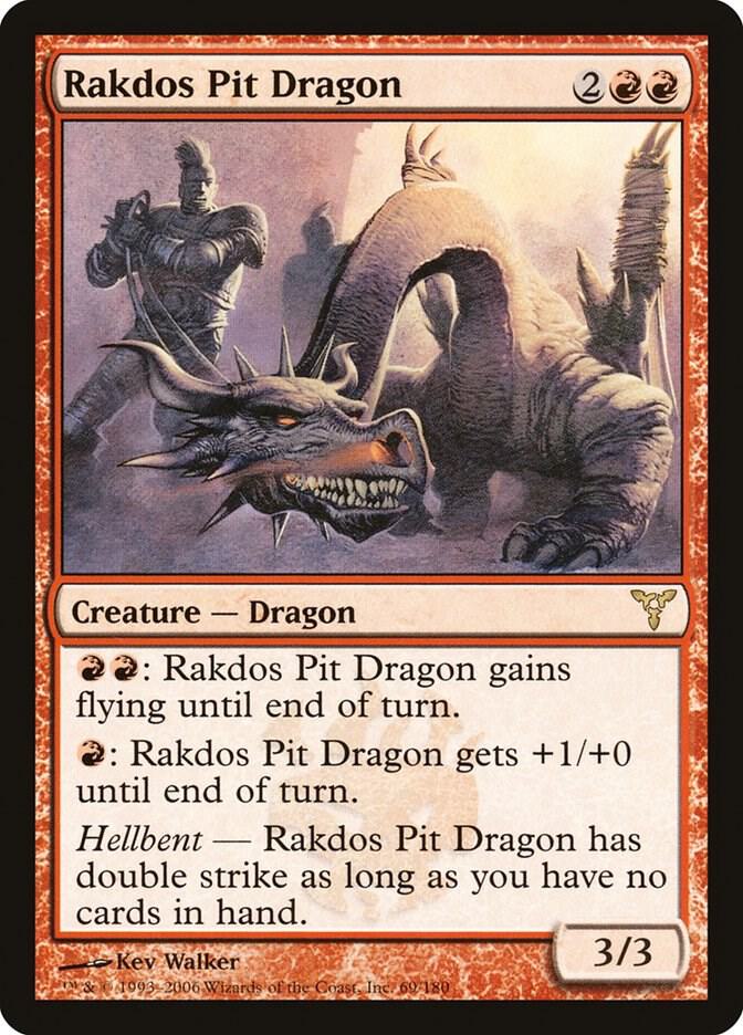 Rakdos Pit Dragon 69 card from Dissension
