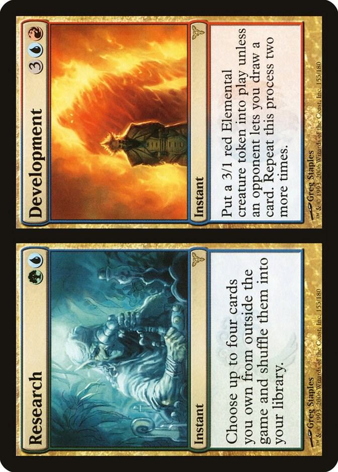 Research // Development 155 card from Dissension