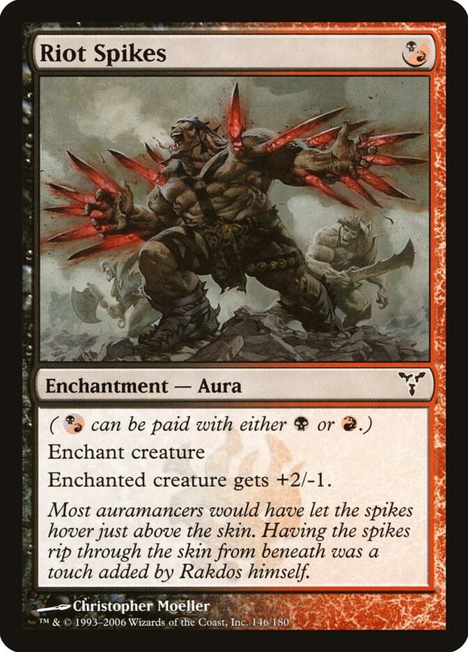 Riot Spikes 146 card from Dissension