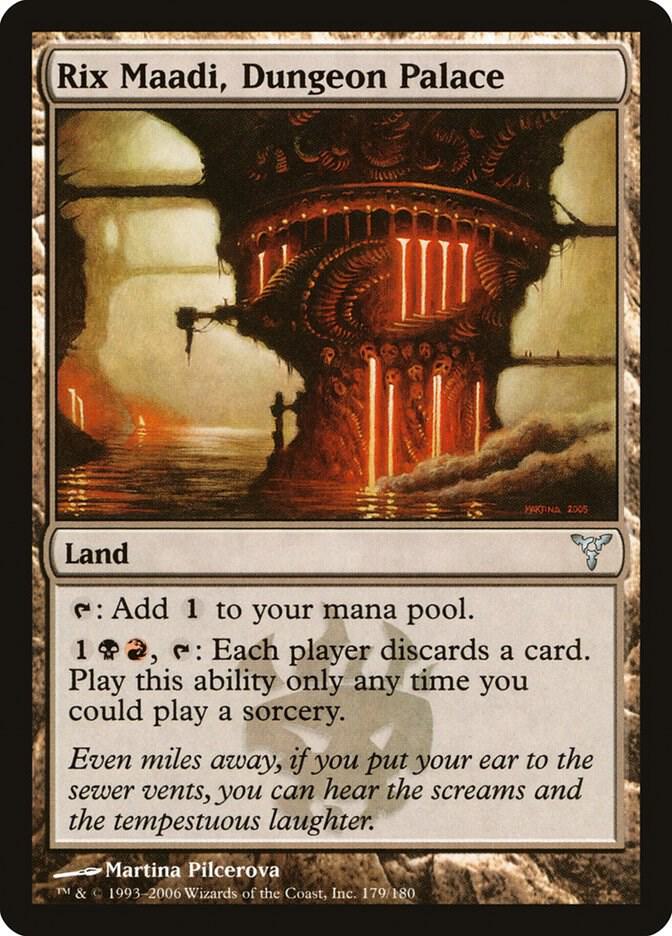 Rix Maadi, Dungeon Palace 179 card from Dissension