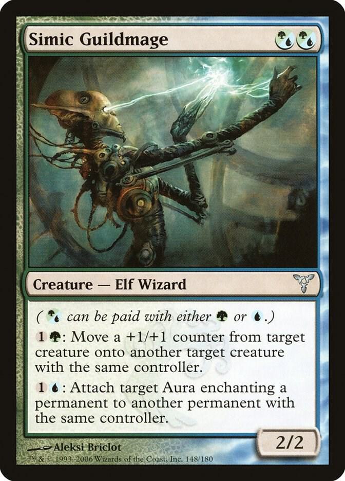 Simic Guildmage 148 card from Dissension