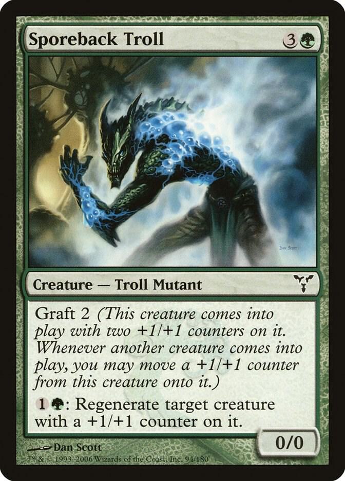 Sporeback Troll 94 card from Dissension