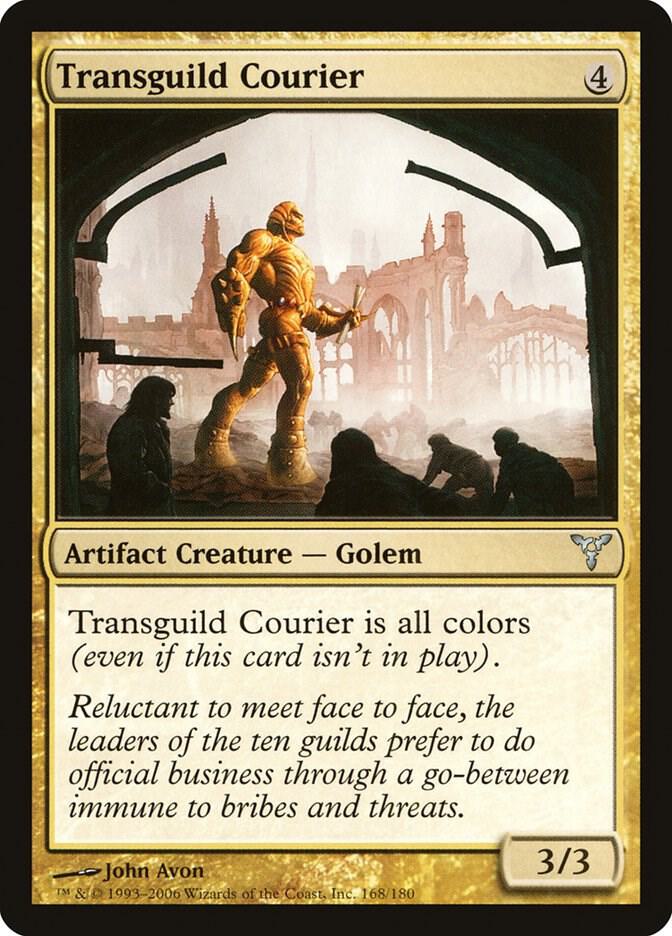 Transguild Courier 168 card from Dissension