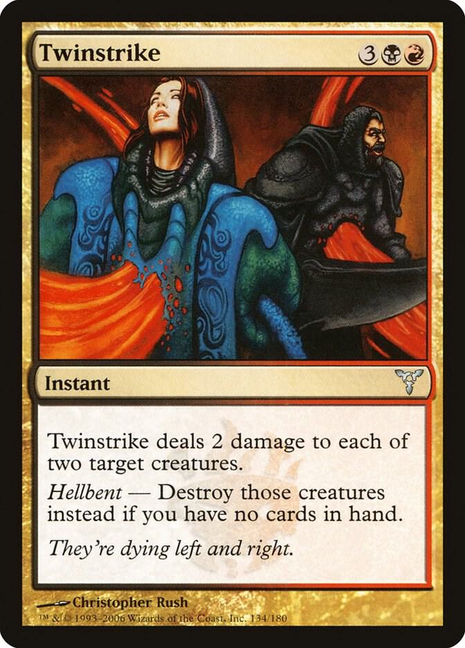 Twinstrike 134 card from Dissension