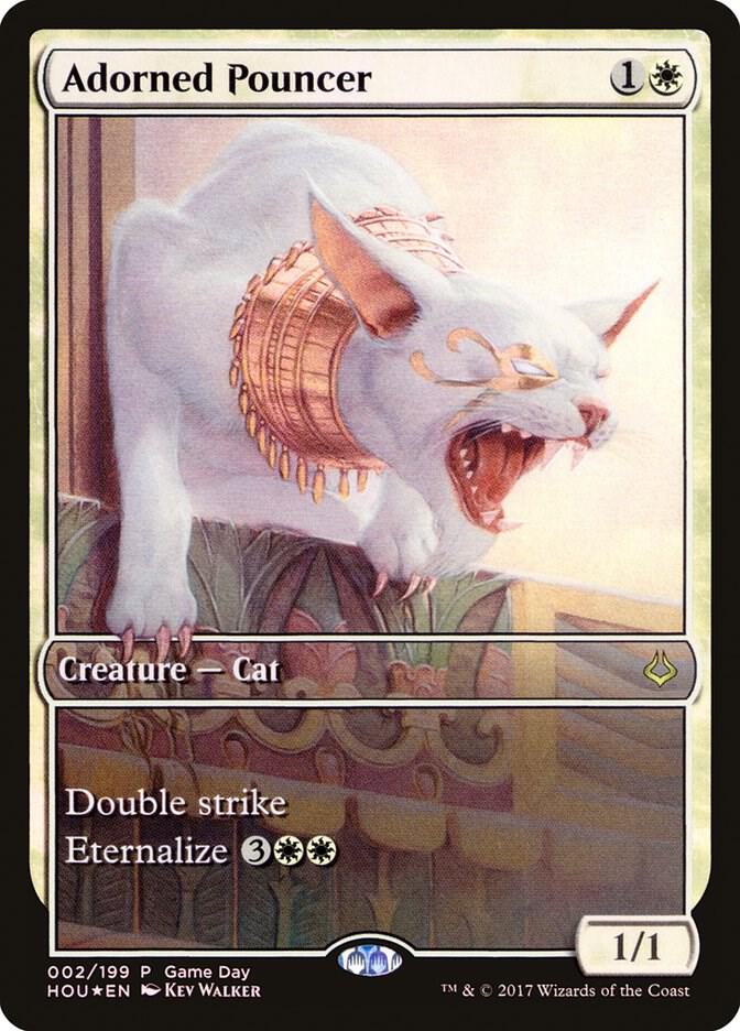 Adorned Pouncer 2 card from Game Day & Store Championship Promos