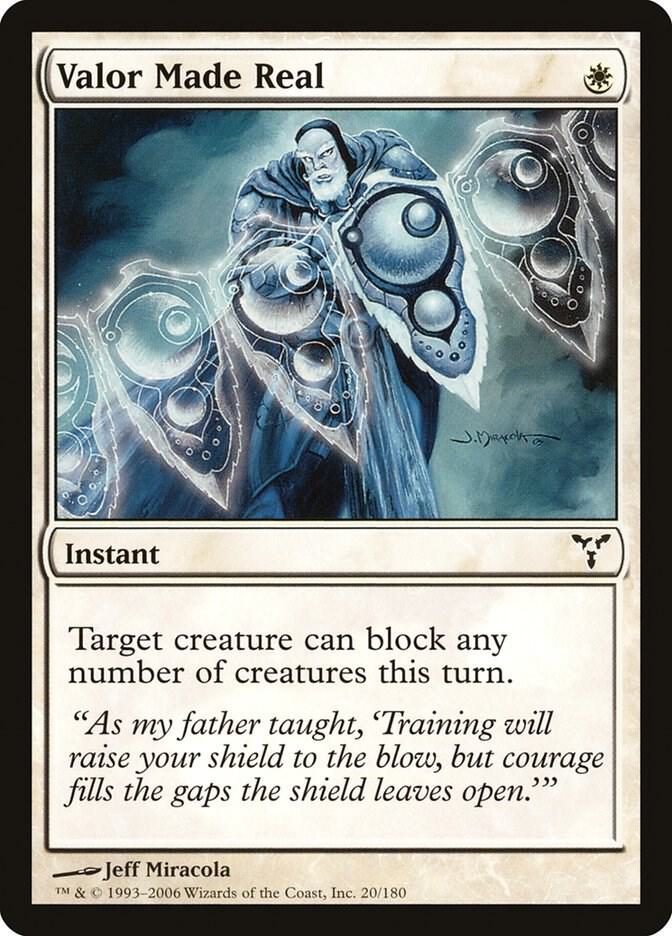 Valor Made Real 20 card from Dissension