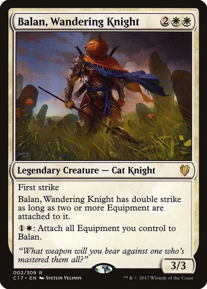 Balan, Wandering Knight 2 card from Commander 2017