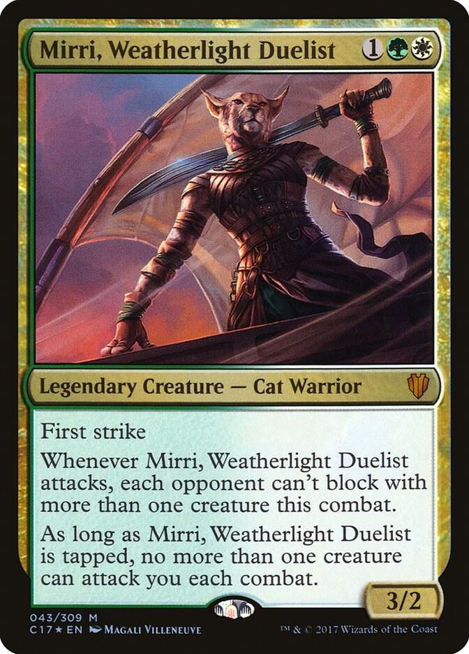 Mirri, Weatherlight Duelist 43 card from Commander 2017