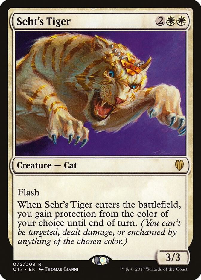 Seht's Tiger 72 card from Commander 2017