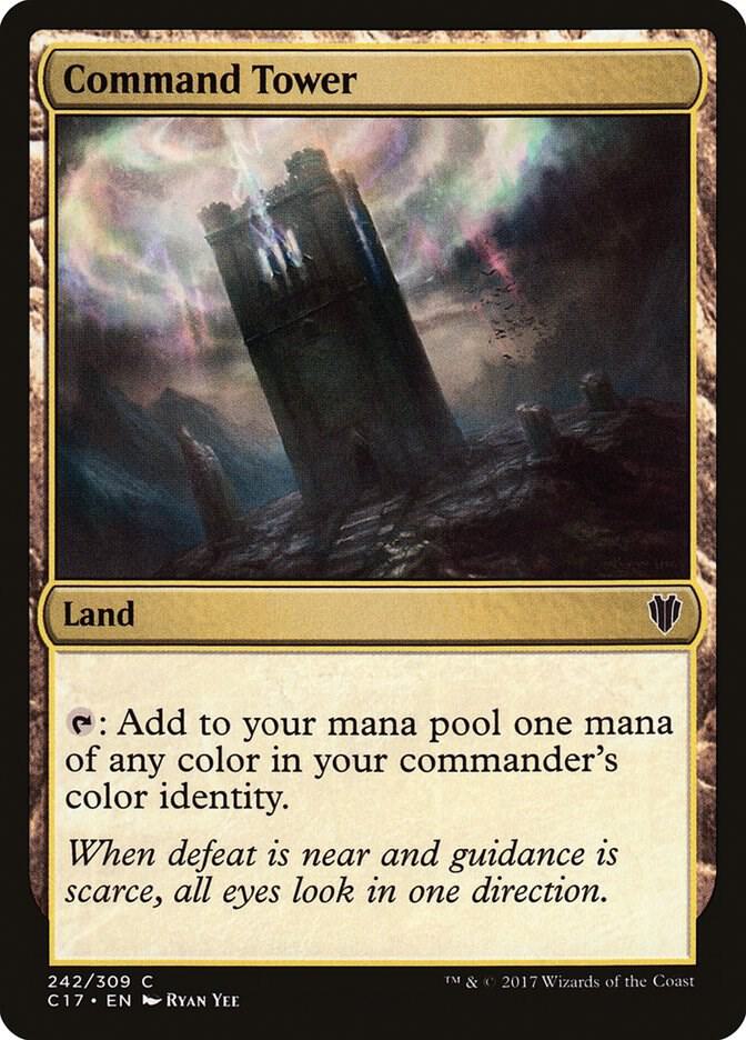 Command Tower 242 card from Commander 2017