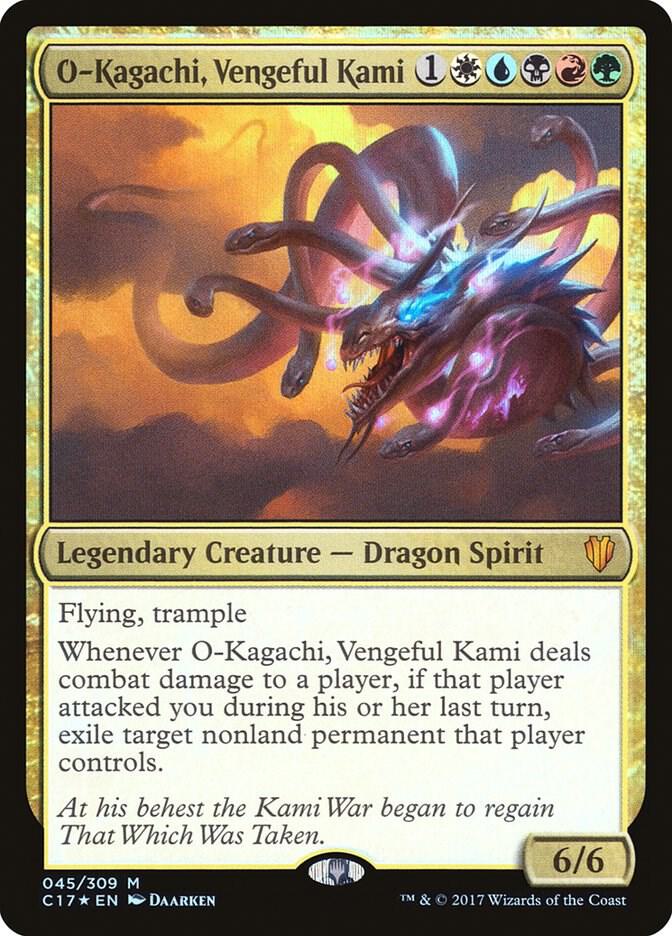 O-Kagachi, Vengeful Kami 45 card from Commander 2017