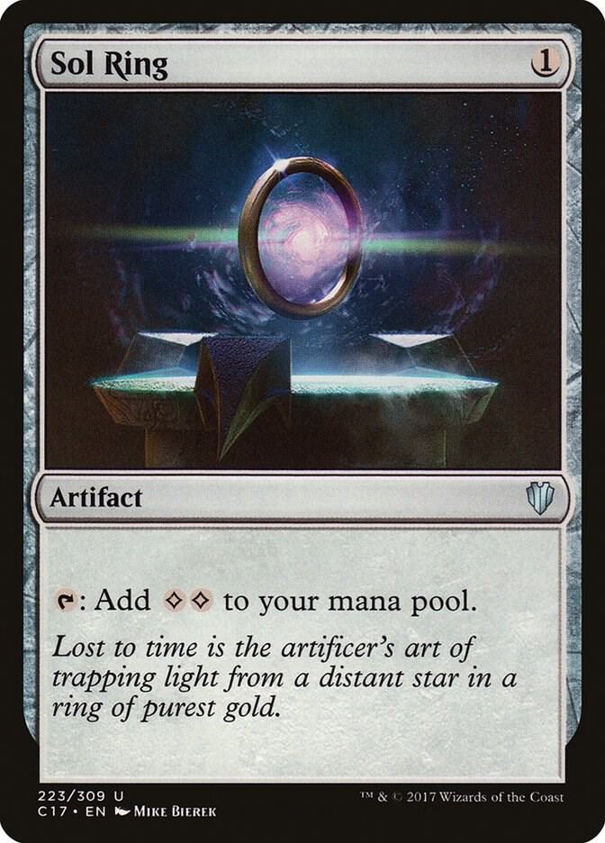 Sol Ring 223 card from Commander 2017