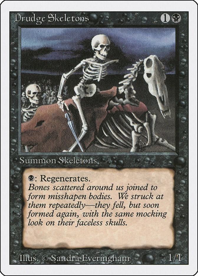Drudge Skeletons card from Revised Edition