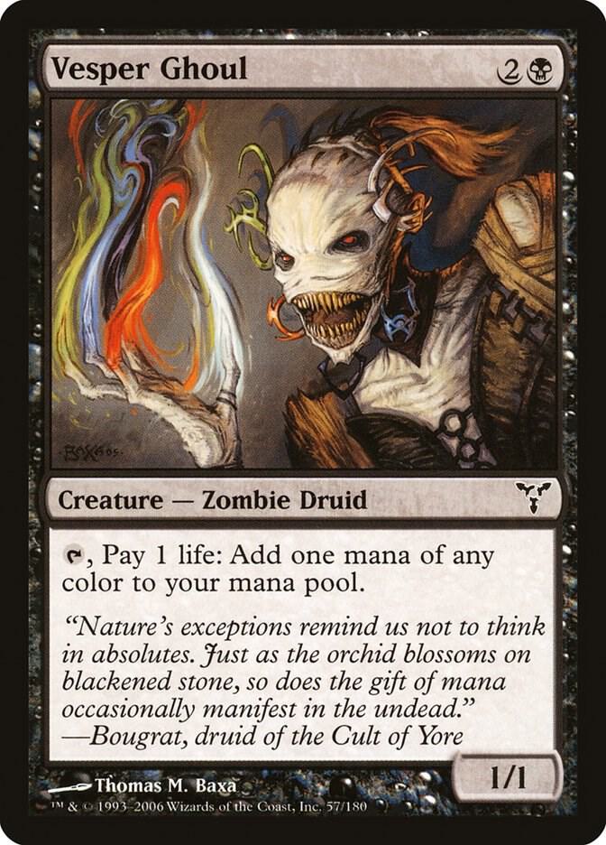 Vesper Ghoul 57 card from Dissension